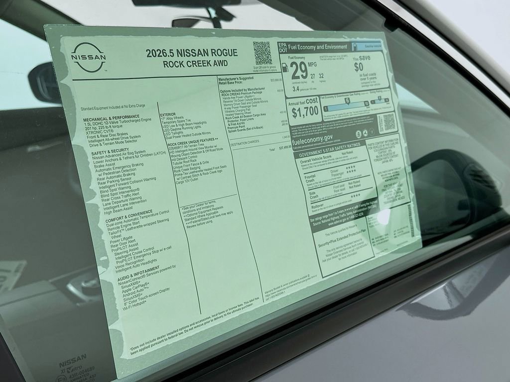 New 2026 Nissan Rogue SV w/ Rock Creek Premium Package image 13