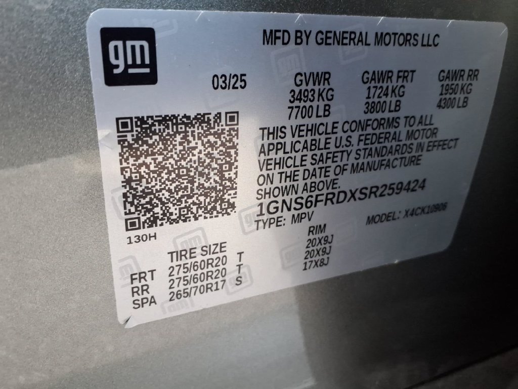 Certified 2025 Chevrolet Suburban Premier AWD/4WD image 27