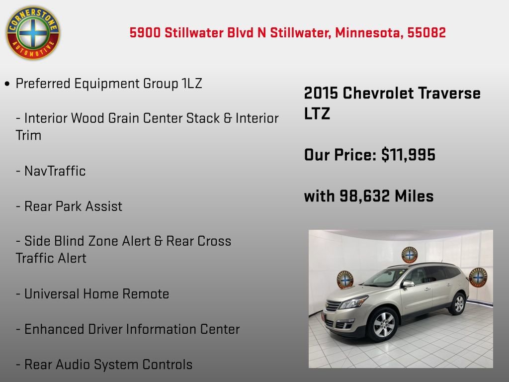 Used 2015 Chevrolet Traverse LTZ FWD image 15