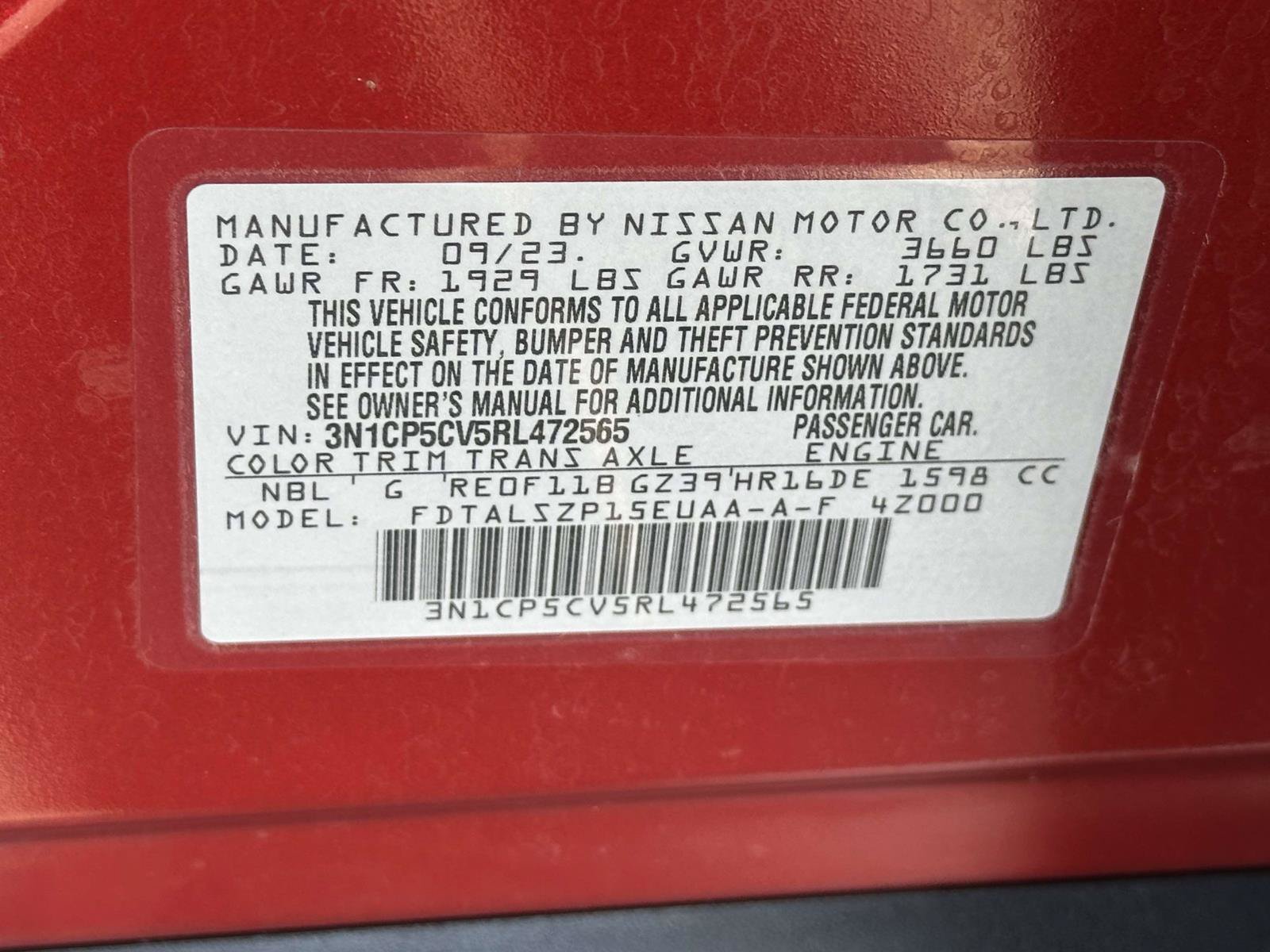 Used 2024 Nissan Kicks SV FWD image 30