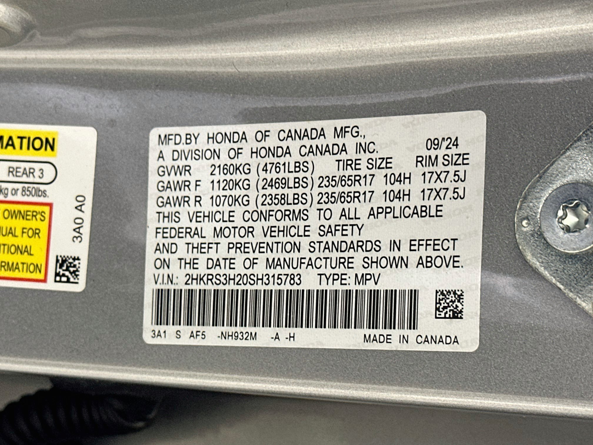 Used 2025 Honda CR-V LX image 12