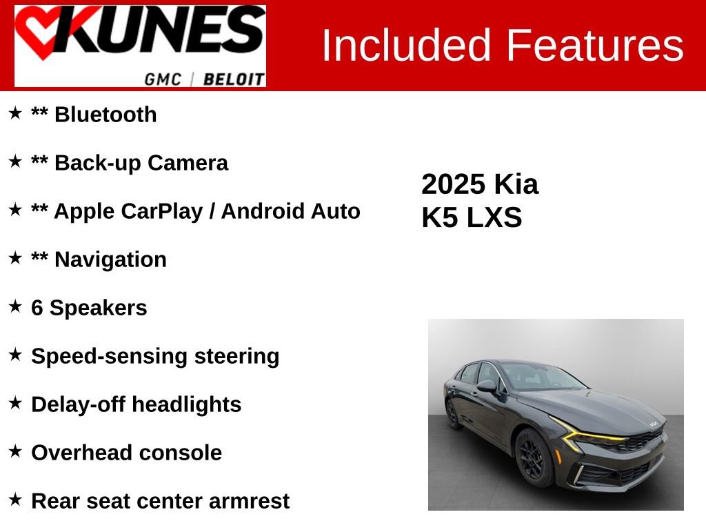 Used 2025 Kia K5 LXS image 2