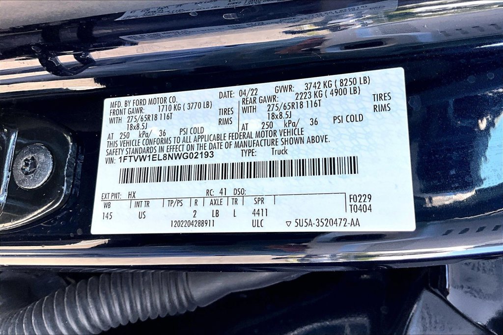Used 2022 Ford F150 Lightning XLT w/ Max Trailer Tow Package AWD/4WD image 5
