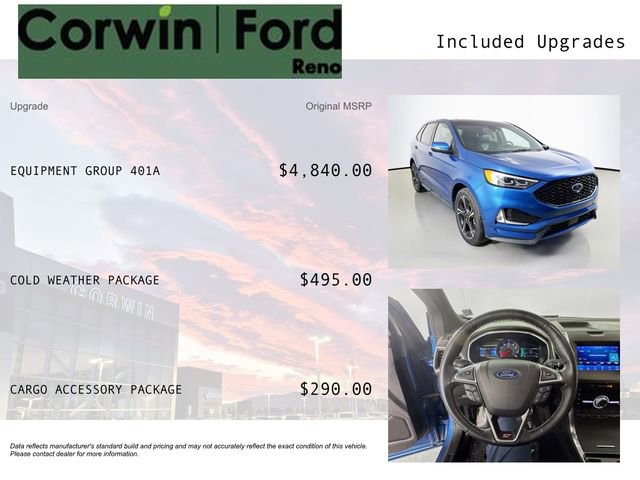Used 2020 Ford Edge ST w/ Equipment Group 401A AWD/4WD image 3