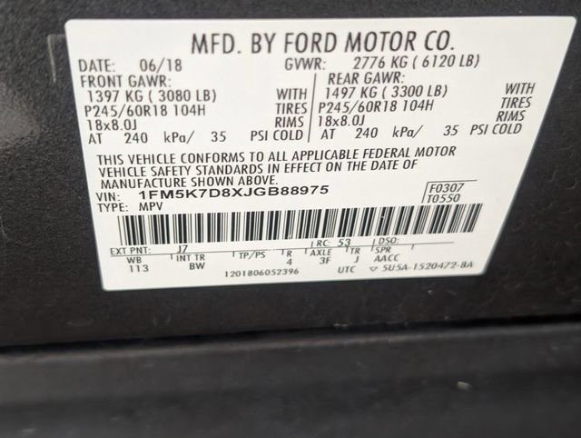 Used 2018 Ford Explorer XLT w/ Equipment Group 202A image 37