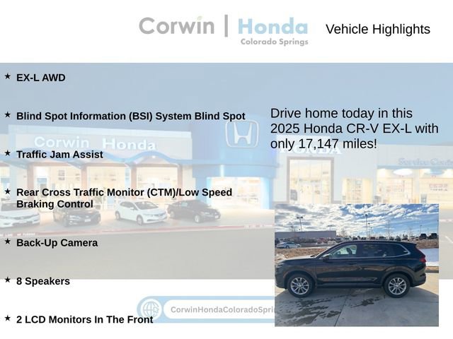Used 2025 Honda CR-V EX-L image 6