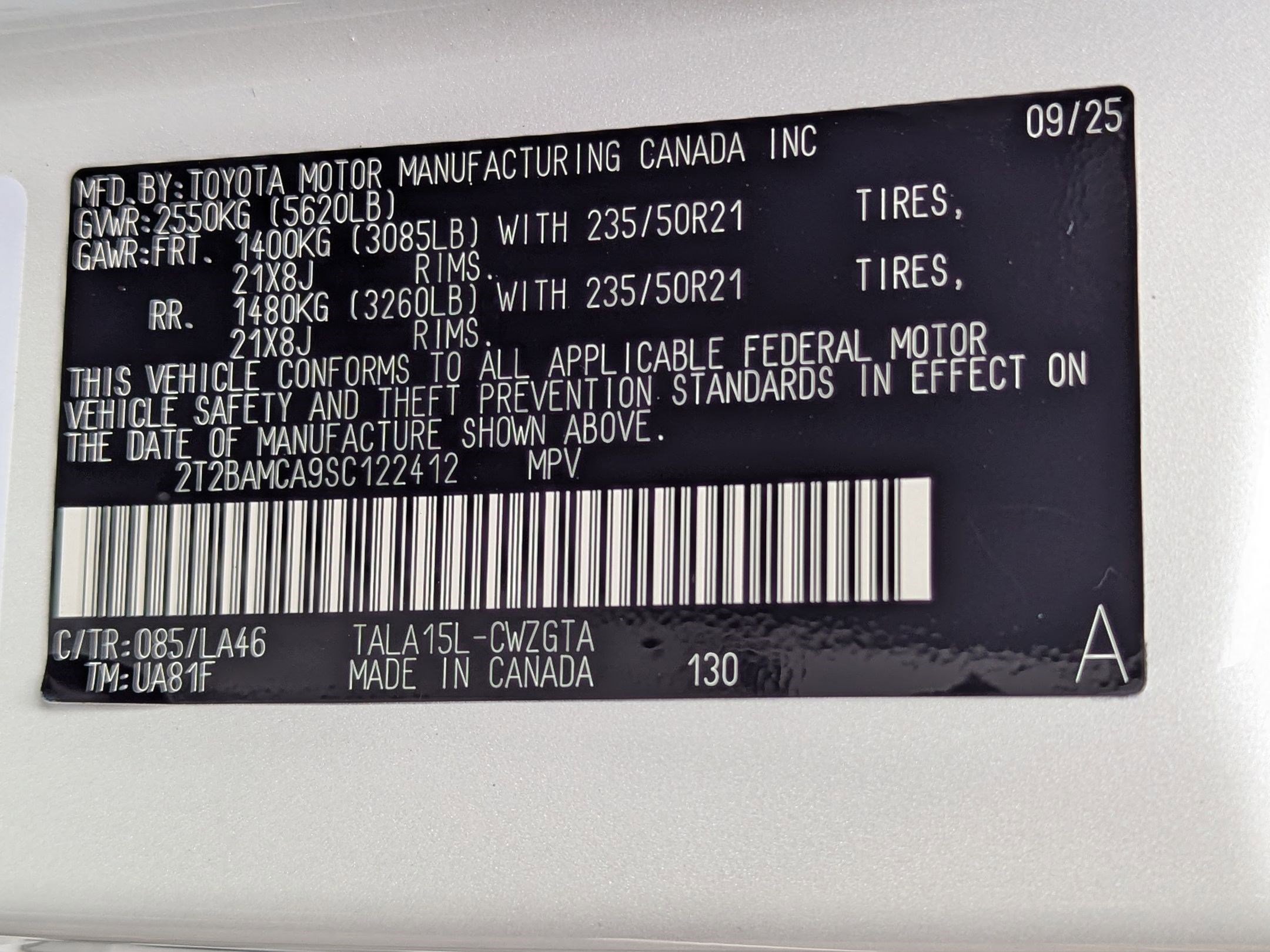 New 2025 Lexus RX 350 w/ Luxury Package image 20