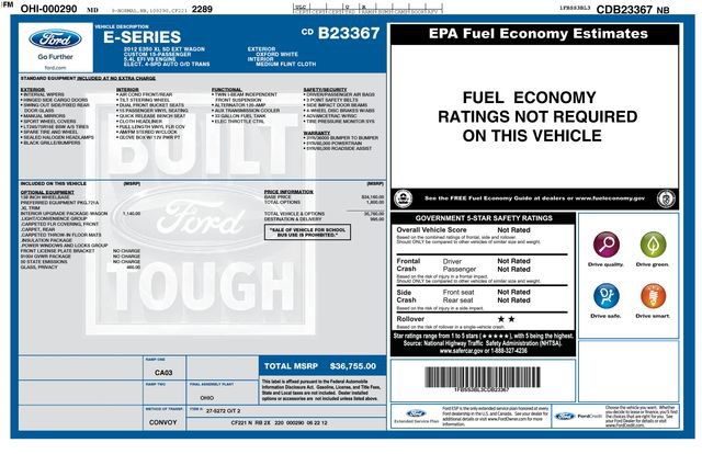 Used 2012 Ford E-350 and Econoline 350 XL w/ Interior Upgrade Pkg image 3