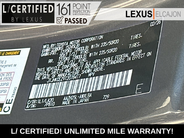 Certified 2026 Lexus NX 350 AWD w/ Accessory Package (2T) image 37