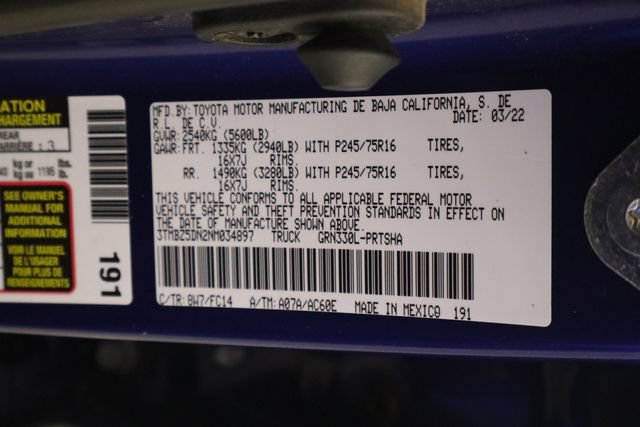 Used 2022 Toyota Tacoma SR5 w/ Technology Package RWD image 36