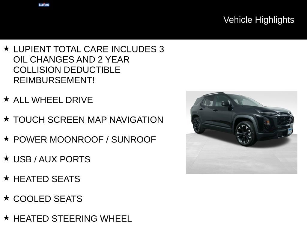 Used 2025 Chevrolet Equinox RS w/ Safety and Technology Package AWD/4WD image 7