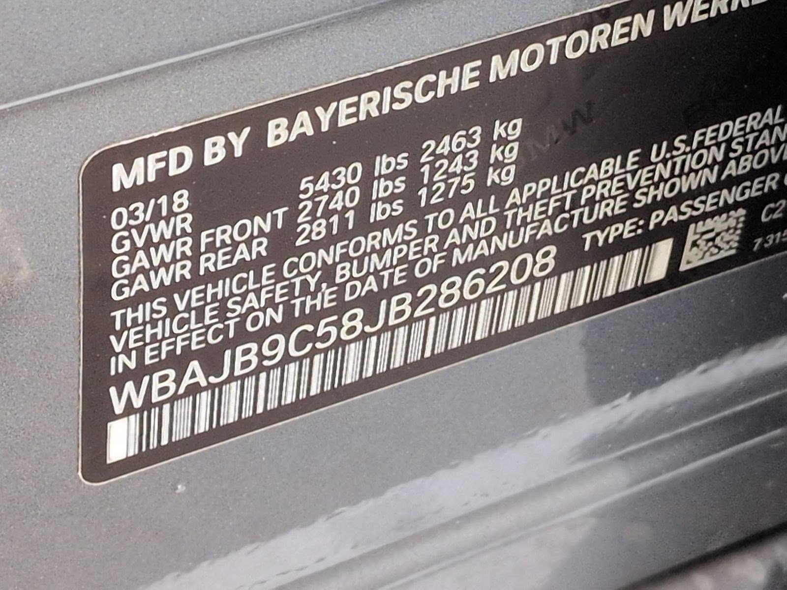 Used 2018 BMW M550i xDrive w/ Driving Assistance Package image 32