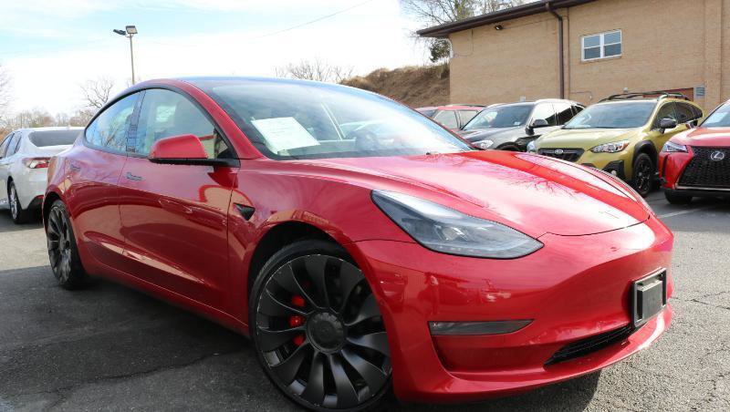 Used 2021 Tesla Model 3 Performance AWD/4WD image 3