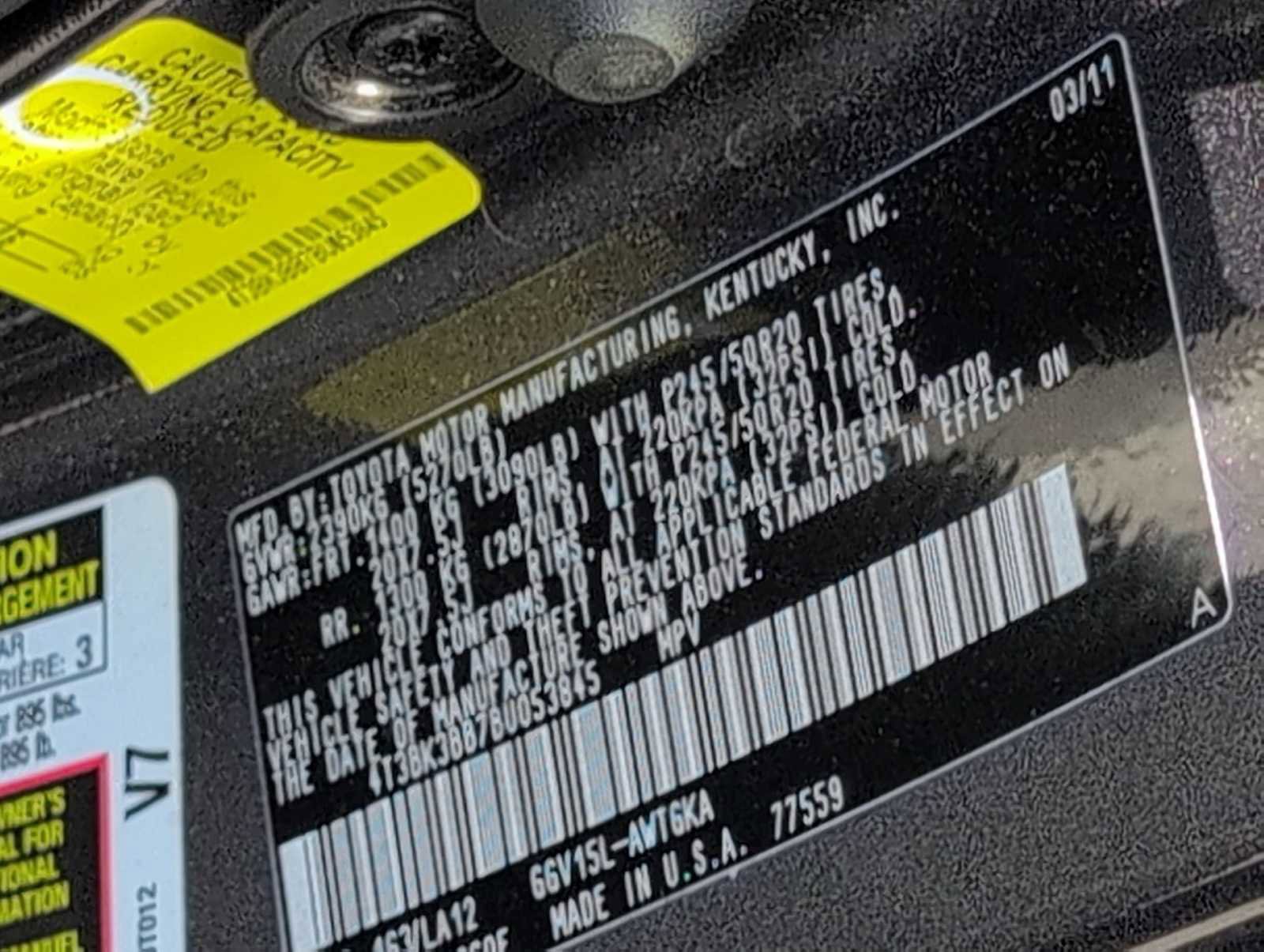 Used 2011 Toyota Venza AWD w/ Comfort Pkg image 32