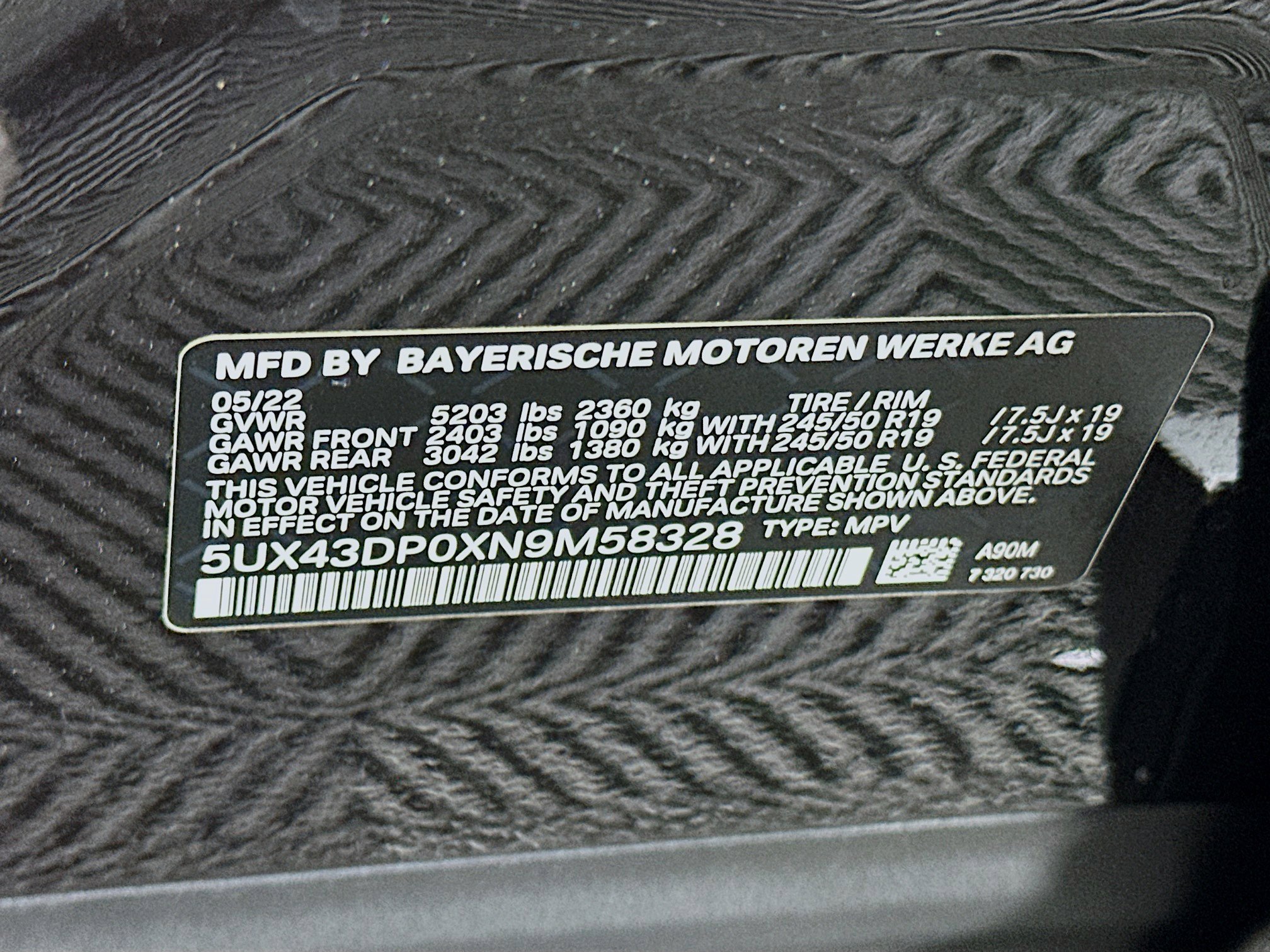 Used 2022 BMW X3 sDrive30i w/ Convenience Package image 12