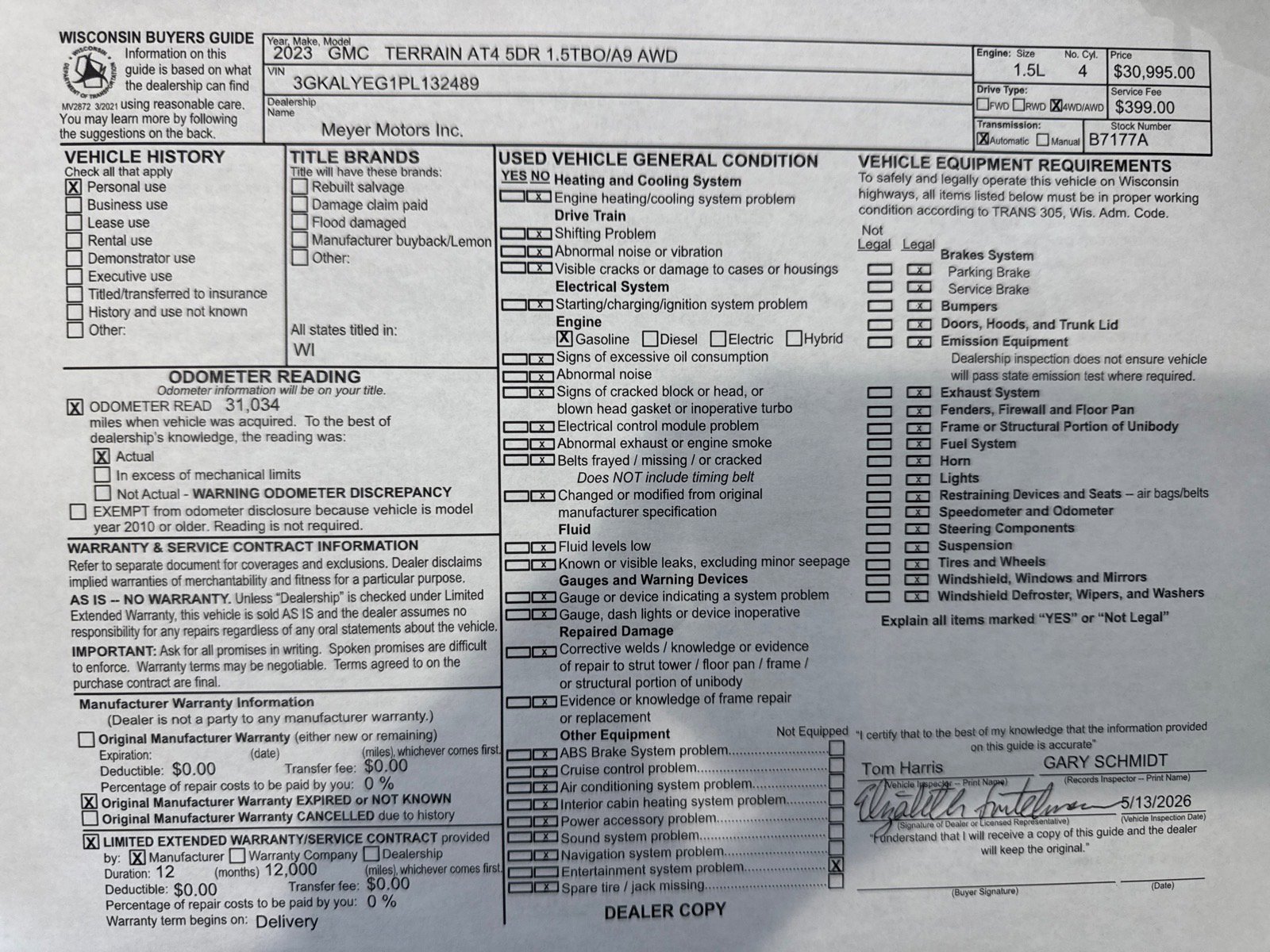 Certified 2023 GMC Terrain AT4 w/ Infotainment Package II AWD/4WD image 29