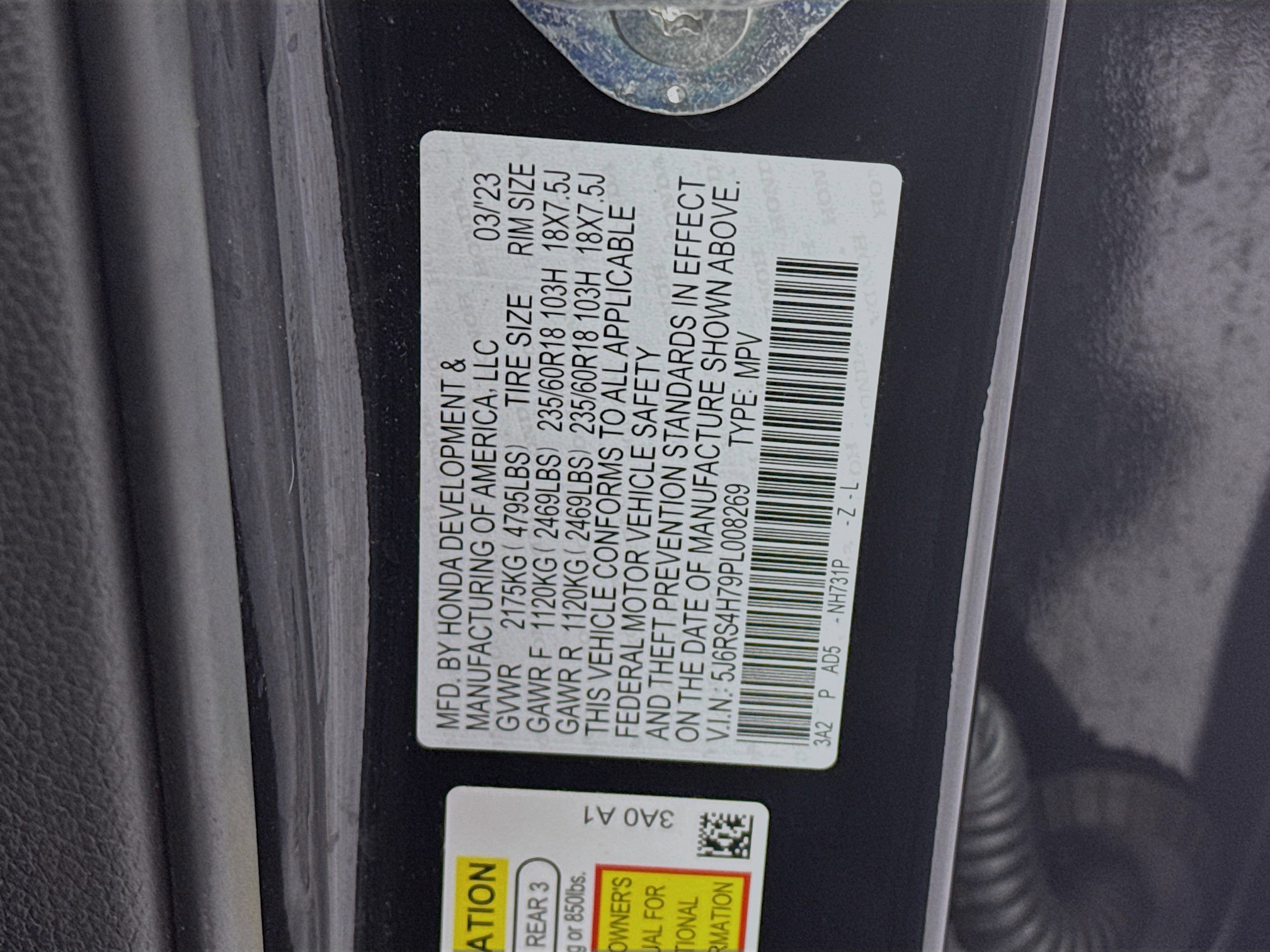 Certified 2023 Honda CR-V EX-L image 32