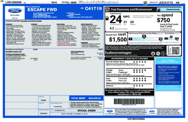 Used 2018 Ford Escape Titanium FWD image 7