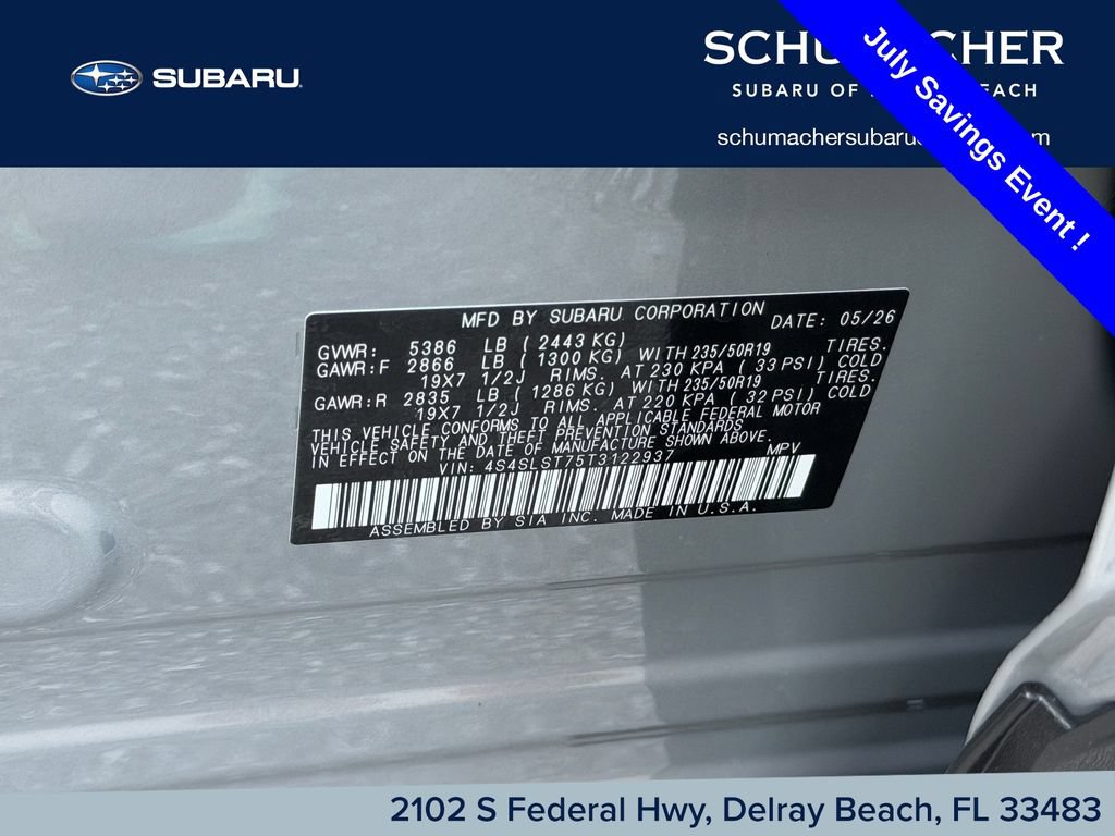 New 2026 Subaru Forester Touring AWD/4WD image 16