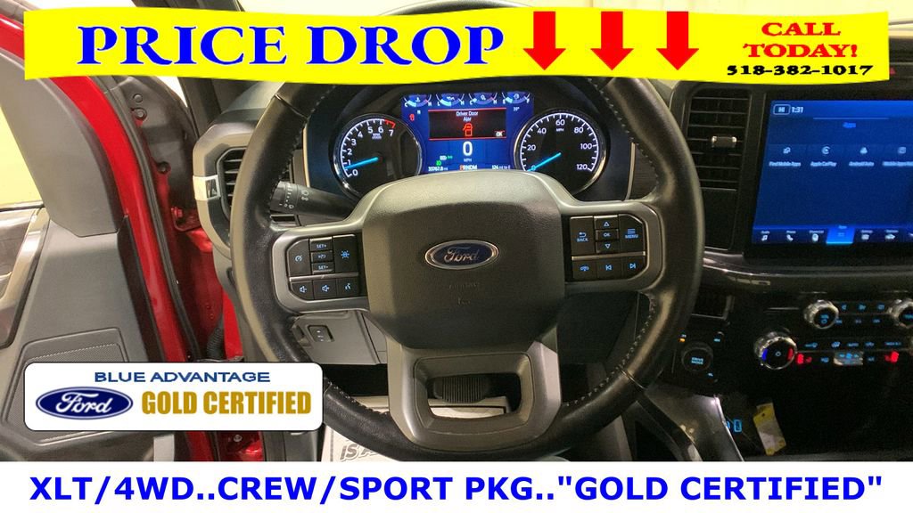 Certified 2022 Ford F150 XLT w/ Equipment Group 302A High image 34