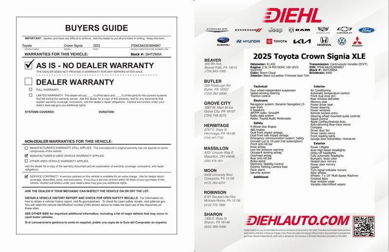 Used 2025 Toyota Crown Signia image 45