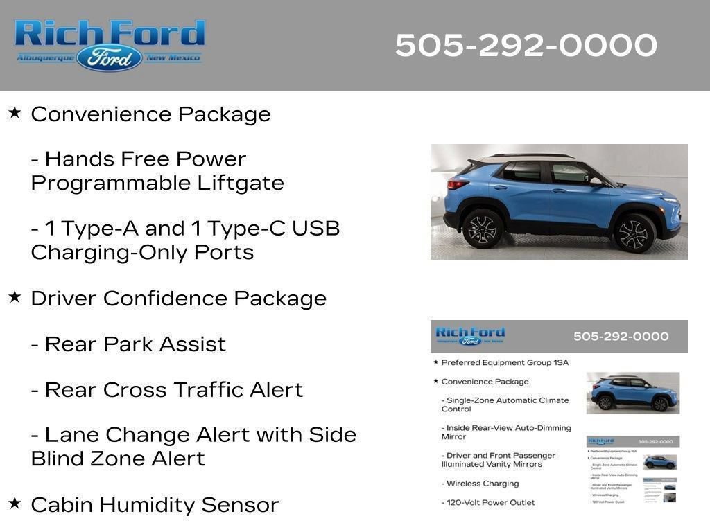Used 2025 Chevrolet TrailBlazer ACTIV w/ Convenience Package AWD/4WD image 56