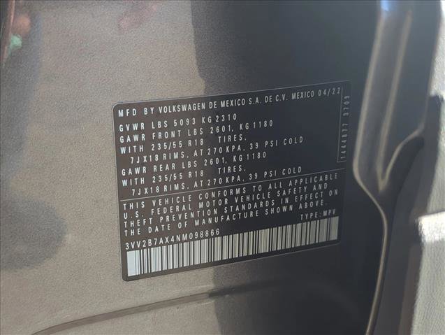 Used 2022 Volkswagen Tiguan SE image 27