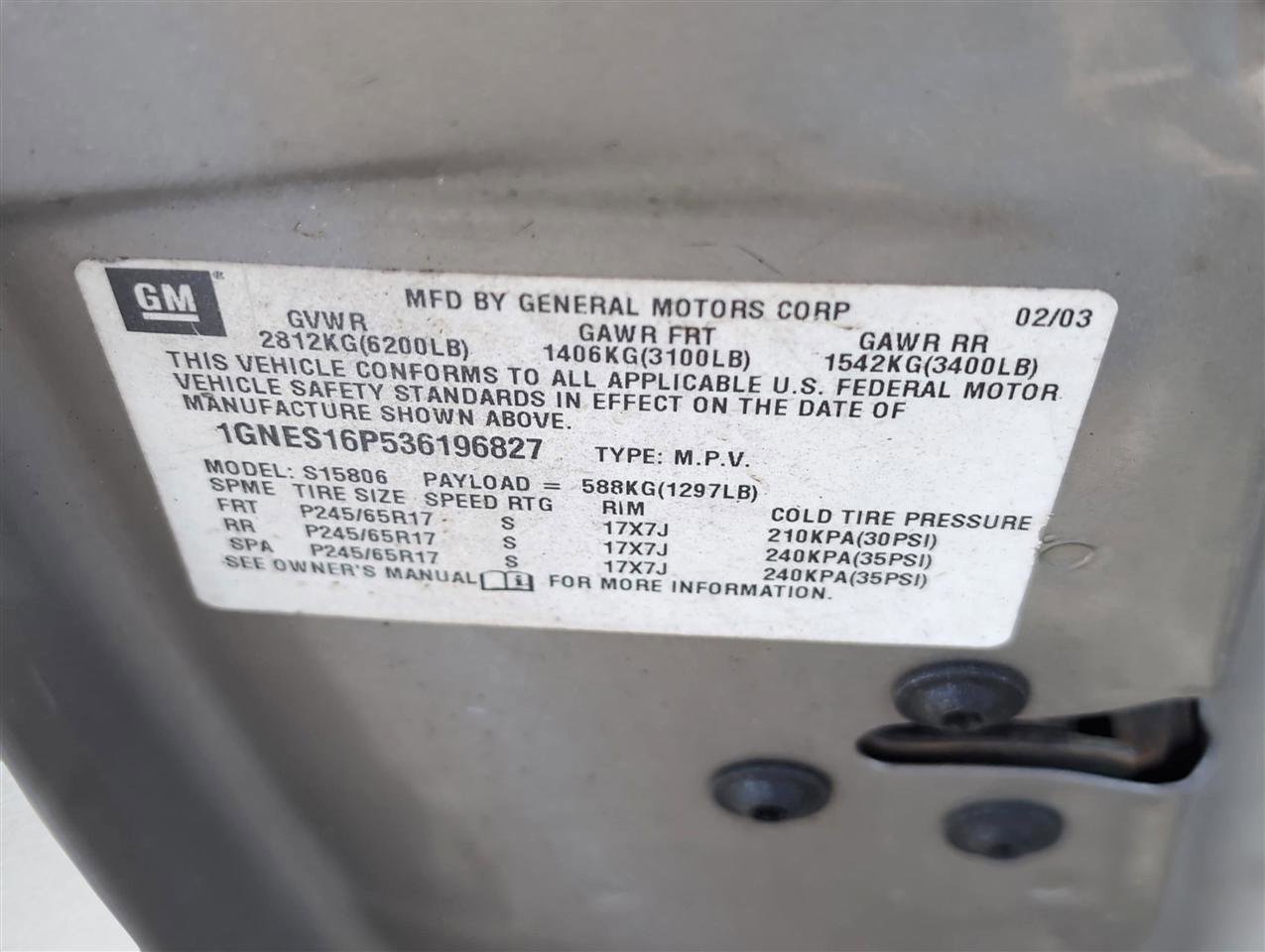 Used 2003 Chevrolet TrailBlazer 2WD image 23