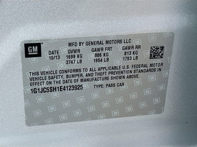 Used 2014 Chevrolet Sonic LT w/ Wheels and Fog Lamp Package image 31