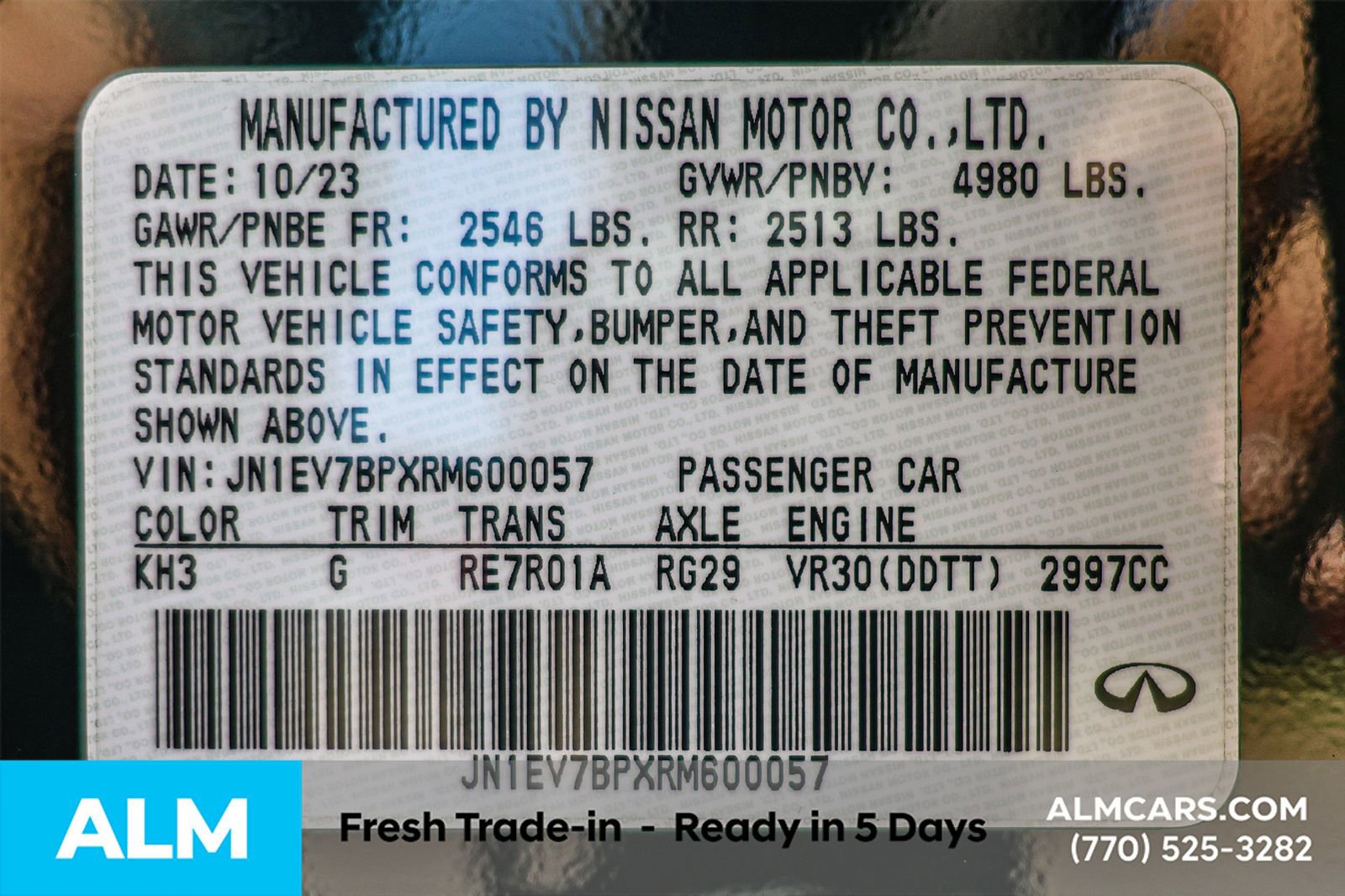Used 2024 INFINITI Q50 Luxe w/ Cargo Package image 50