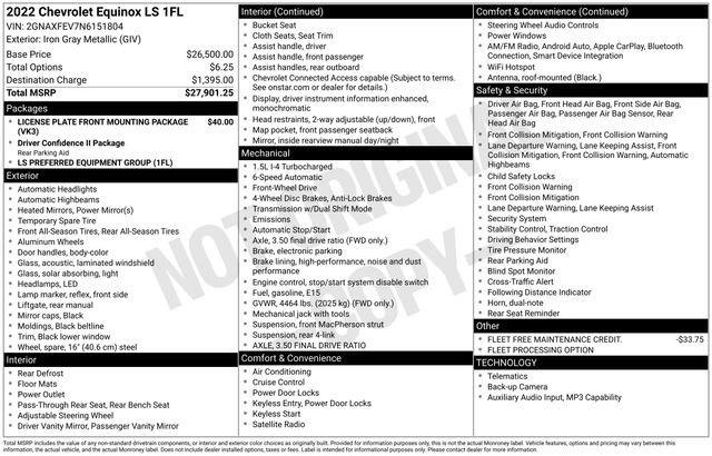 Certified 2022 Chevrolet Equinox LS FWD image 6