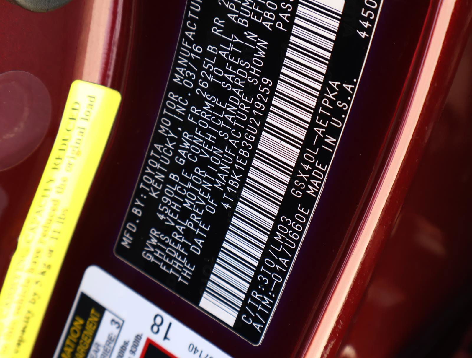 Used 2016 Toyota Avalon Limited w/ Toyota Safety Sense Package image 22