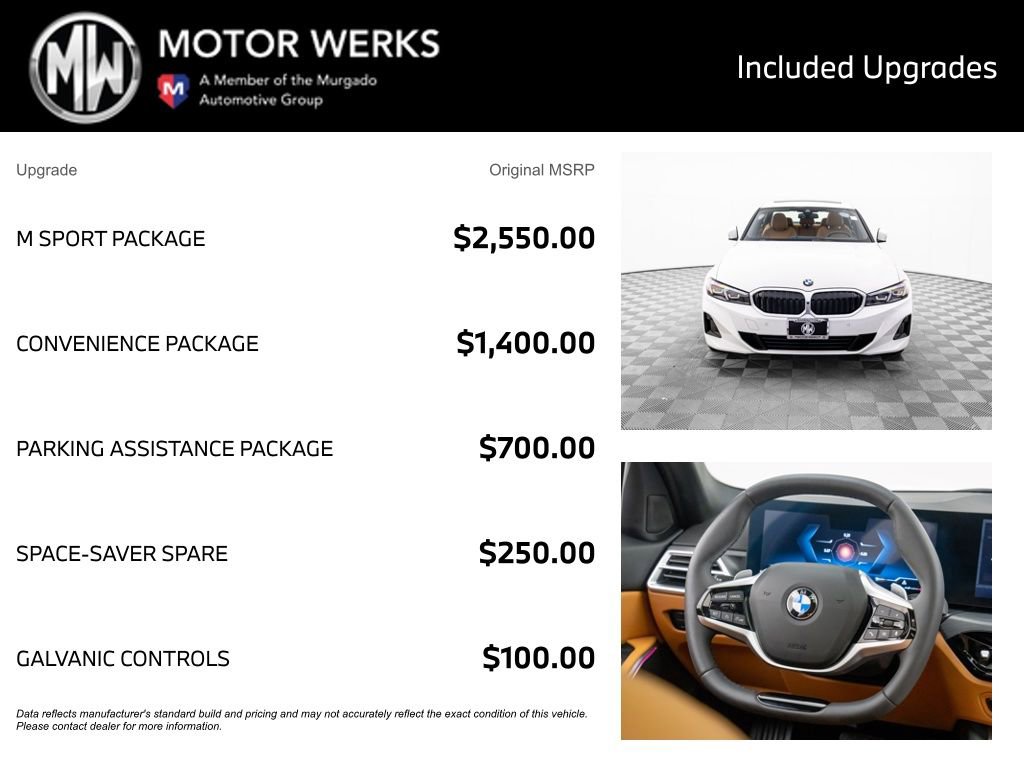 New 2025 BMW 330i xDrive Sedan w/ M Sport Package image 4