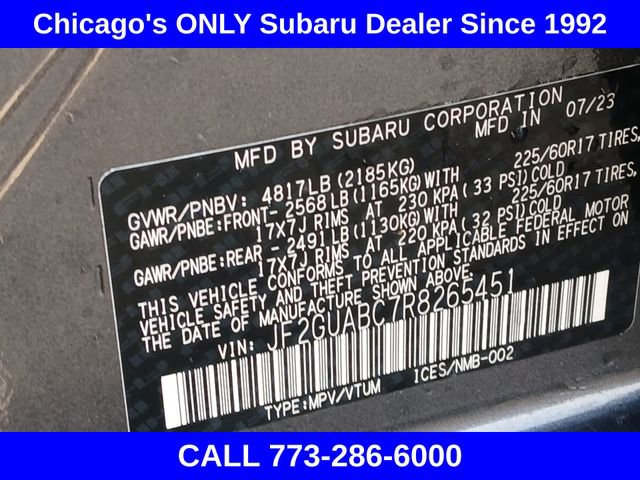 Certified 2024 Subaru Crosstrek 2.0i image 18
