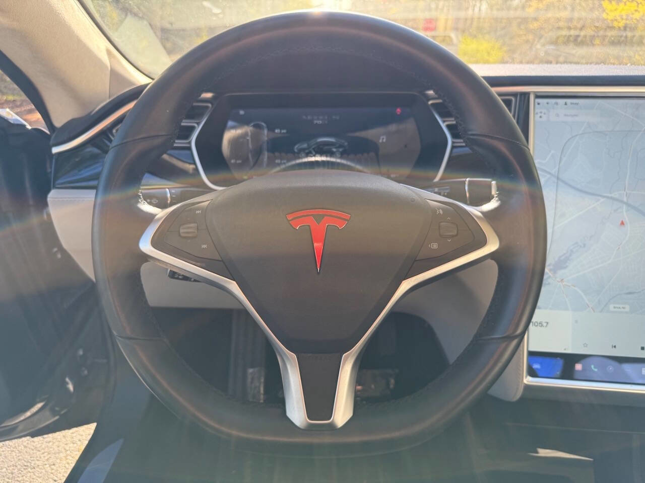 Used 2015 Tesla Model S 70D AWD/4WD image 22
