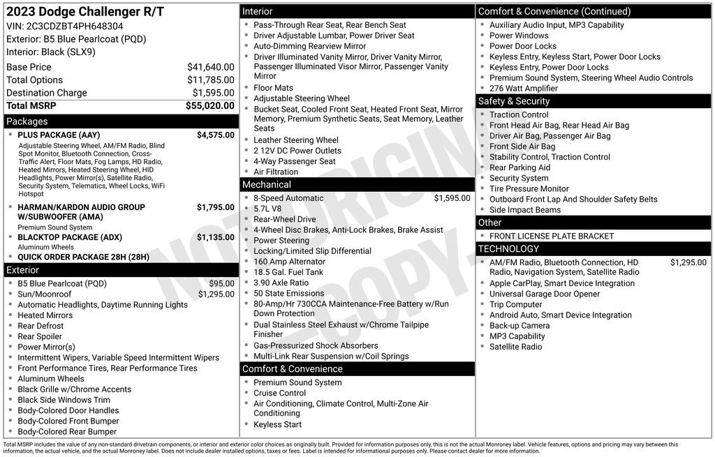Used 2023 Dodge Challenger R/T w/ Plus Package RWD image 27
