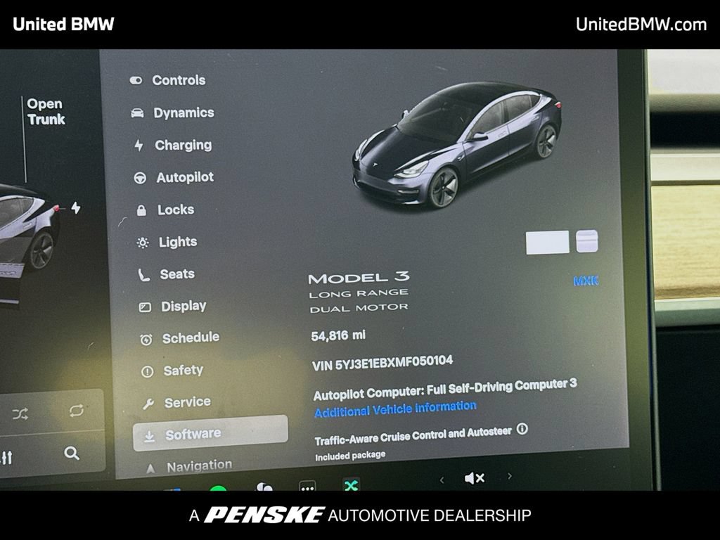 Used 2021 Tesla Model 3 Long Range AWD/4WD image 7