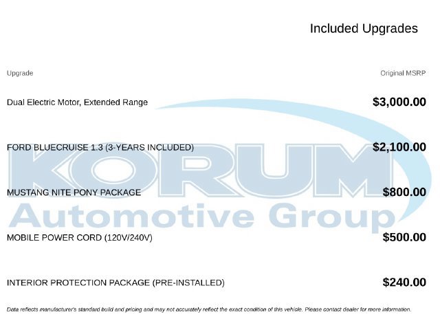 Certified 2023 Ford Mustang Mach-E Premium w/ Mustang Nite Pony Package AWD/4WD image 10
