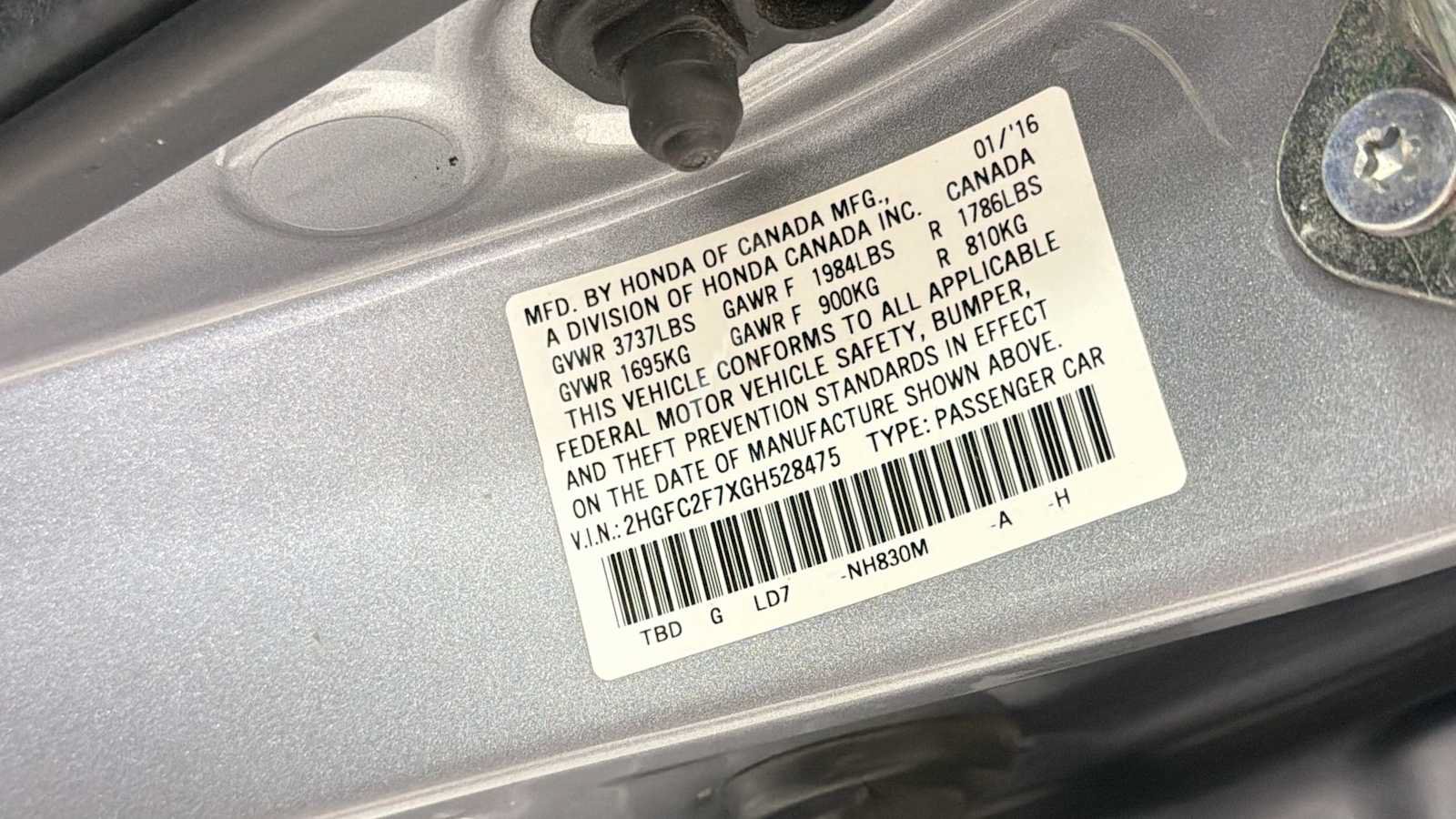 Used 2016 Honda Civic EX image 11