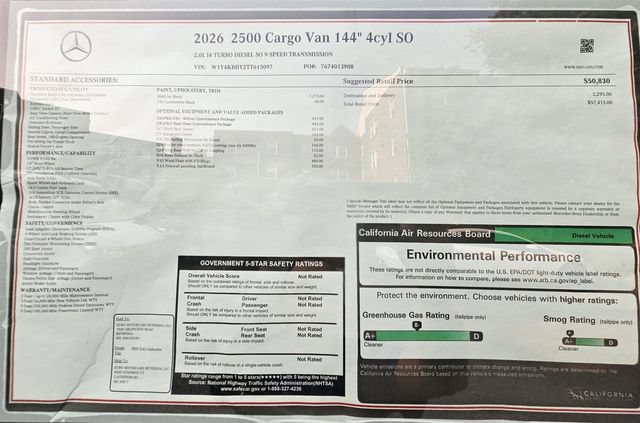 New 2026 Mercedes-Benz Sprinter 2500 image 6