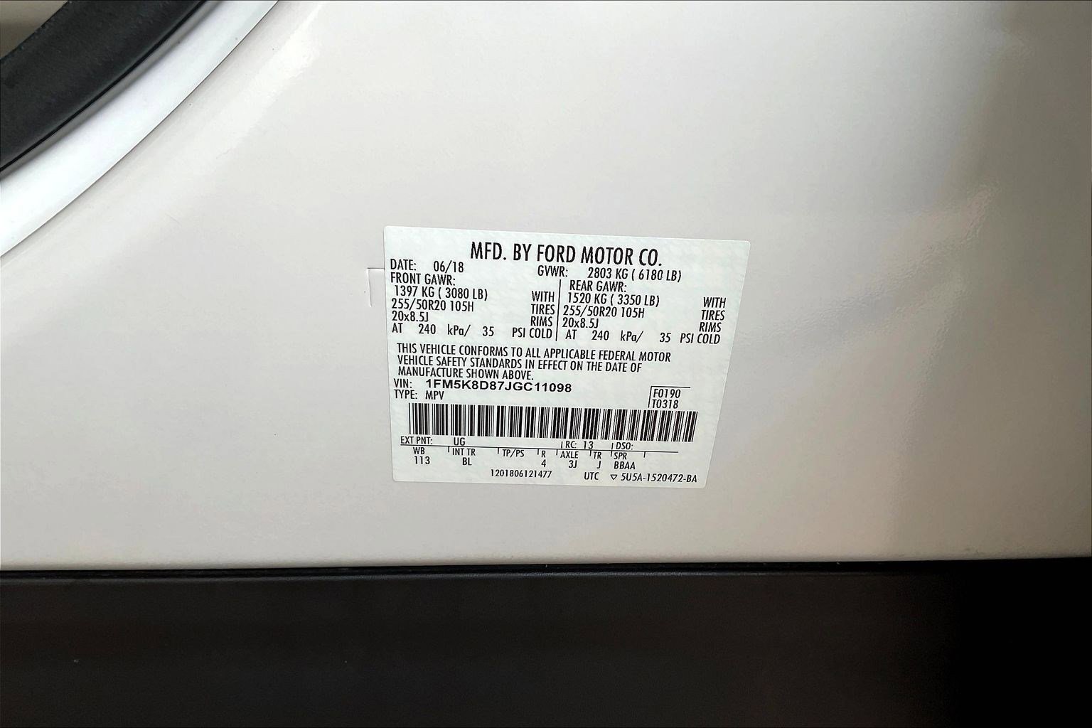 Used 2018 Ford Explorer XLT AWD/4WD image 19