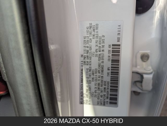 New 2026 MAZDA CX-50 AWD 2.5 Hybrid w/ Cargo Package image 27