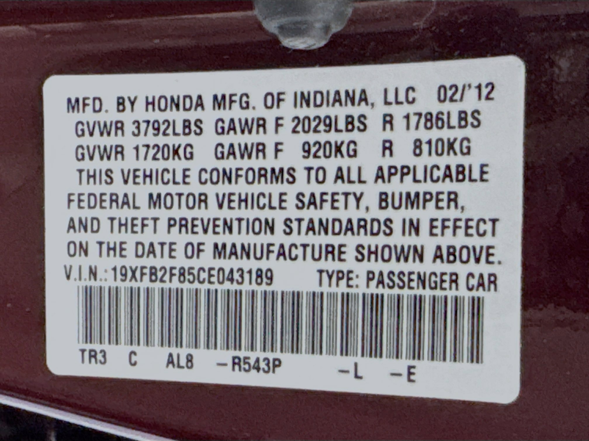 Used 2012 Honda Civic EX image 28