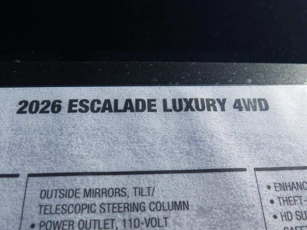 New 2026 Cadillac Escalade Luxury w/ Touring Package image 9