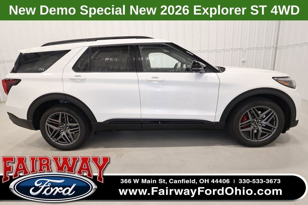 New 2026 Ford Explorer ST w/ Sun And Sound Package