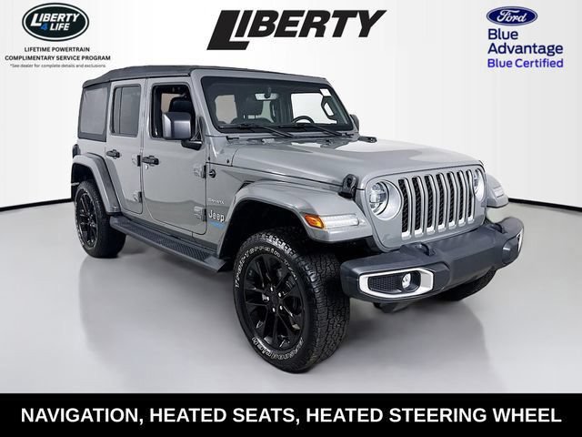 Used 2021 Jeep Wrangler Unlimited Sahara w/ Cold Weather Group AWD/4WD image 1