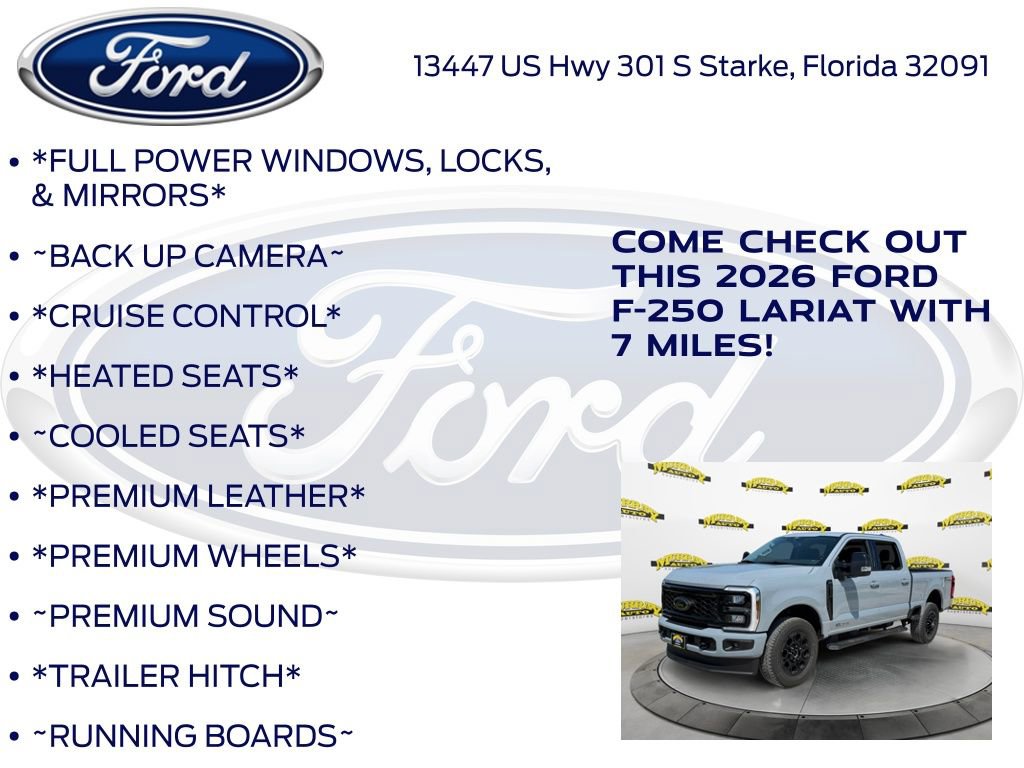 New 2026 Ford F250 Lariat image 10