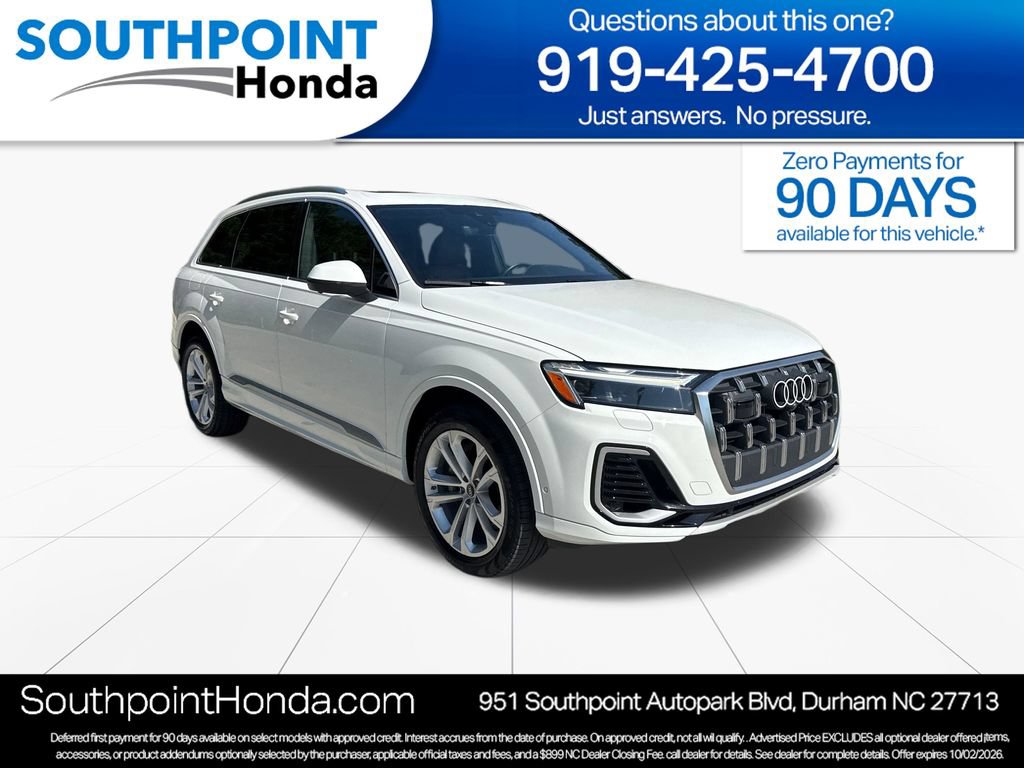 Used 2025 Audi Q7 3.0T Premium Plus AWD/4WD 360° Tour