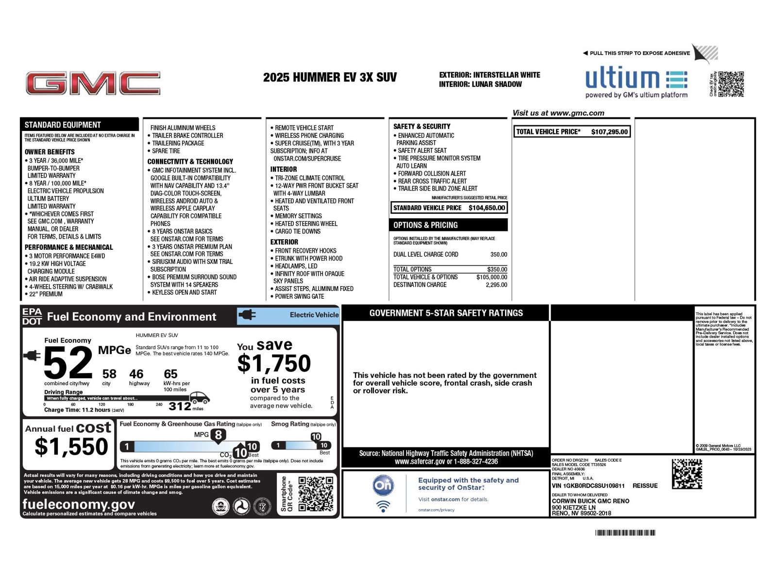 Used 2025 GMC Hummer EV 3X image 6