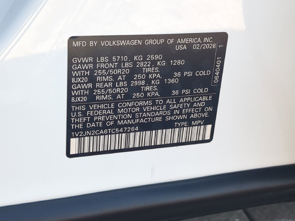 New 2026 Volkswagen Atlas SE FWD image 36